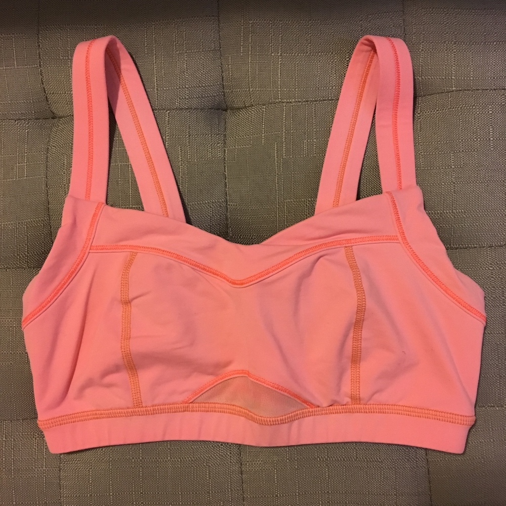 Lululemon Pop Orange Run: Engage Sports Bra